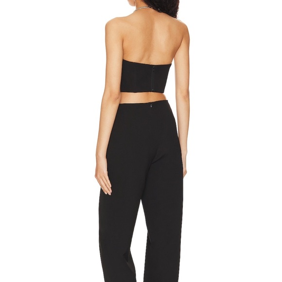 Bardot: Elegant Black Strapless Jumpsuit - Picture 3 of 3